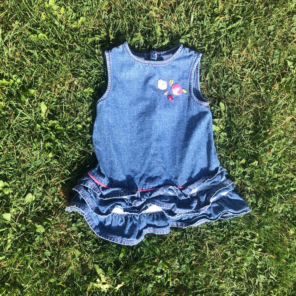 Adorable jean dress! Gently worn! Great for fall!